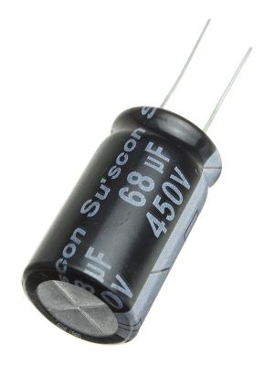 Конденсатор 68мкФ 450В 18*32мм 105С Suscon SK450M680K32PKKKS00R 585мА 2000час