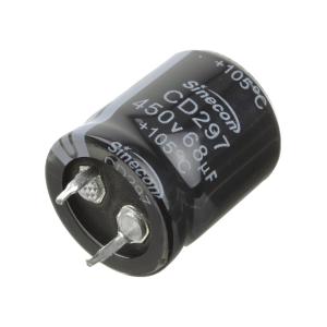 Конденсатор 68мкФ 450В 22*25мм 105C Sinecon LHL680M2W2225CZVG2S00 Snap-in 450мА 5000час