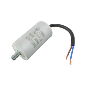 Конденсатор пусковой 10мкф 450В 5%, SaiFu CBB60 Wire+Screw вывода провод, винт