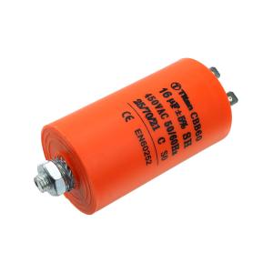 Конденсатор пусковой 16мкФ 450В 5% клеммы, болт