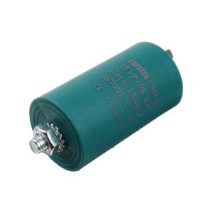 Конденсатор пусковой 16мкФ 450В 5% клеммы, болт, d39 L70 Faraton
