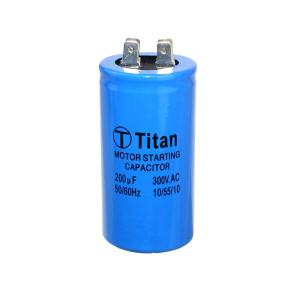 Конденсатор пусковой 200мкФ 300В 5% d42 h80 клеммы