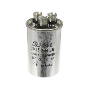 Конденсатор пусковой 20мкФ 450В 5% для кондиционеров СВВ65