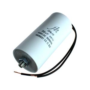 Конденсатор пусковой 30мкф 450В 5%, JB JFS17A6306J000000B вывода провод, болт 