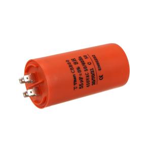 Конденсатор пусковой 55мкФ 450В 5% клеммы
