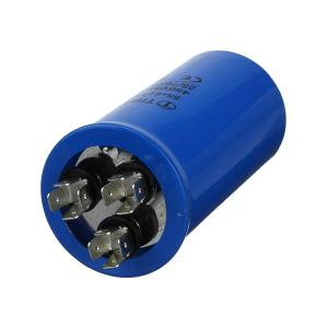 Конденсатор пусковой 55мкФ 450В VAC клеммы металл корпус СВВ65 С, для кондиционеров