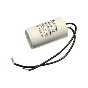 Конденсатор пусковой 6мкФ 450В 5% выводы провод