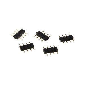 Коннектор папа 4pin 5 штук для RGB контролеров светодиодных лент иголки