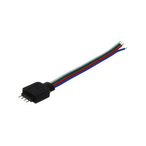 Коннектор папа 4pin для RGB контролеров светодиодных лент 10см