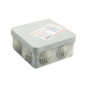 Коробка распаячная открытой проводки 80х80х40