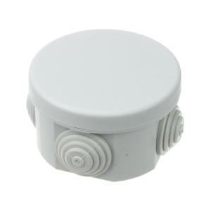 Коробка распаячная открытой установки D65*40 серый