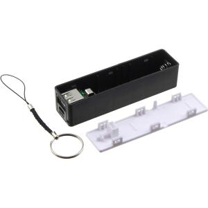 Корпус PowerBank USB(G), microUSB(G) 1А 1*18650, черный