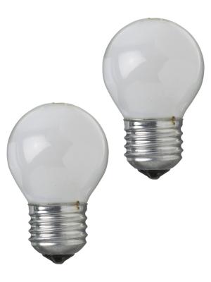 Лампа 40W E27 230V 400Лм krypton GE, опал, упаковка 2шт