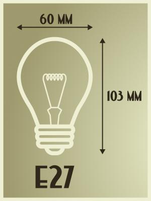 Лампа 60W E27 T60 230V 660Лм Philips Softone yellow