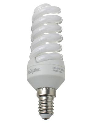 Лампа E14 15W 6400 Navigator SF10 дневной белый, энергосберегающая