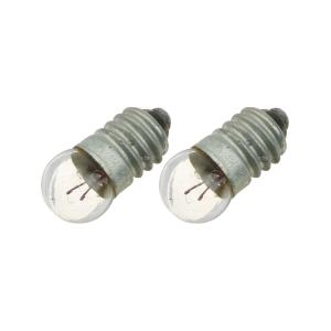 Лампа мини d10mm 2.5V 150mA с резьбой для фонариков, 2шт
