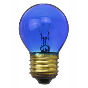 Лампа накаливания 10W E27 P45 220V Foton decor ЛОН шар синий