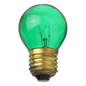 Лампа накаливания 10W E27 P45 220V Foton decor ЛОН шар зеленый