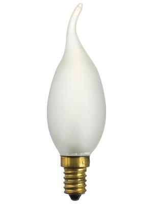 Лампа накаливания 60W E14 C35 220V Foton Decor FLAME FR, свеча на ветру, матовая