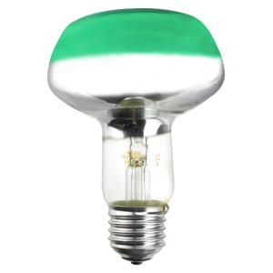 Лампа накаливания 60W E27 ES NR80 220V Philips зеленый, зеркальный