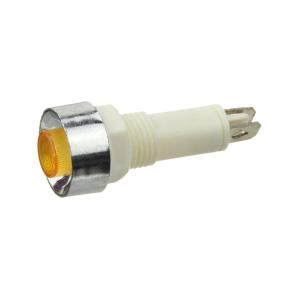 Лампа Неон 110/220 15мм с отражателем, цвет желтый