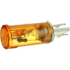 Лампа Неон 110/220 цилиндр, цвет желтый 14мм