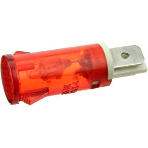 Лампа Неон 110/220 цилиндр, цвет красный 14мм 