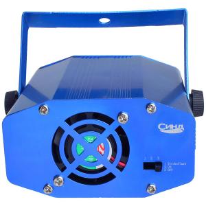 Лазерное шоу цвет зеленый, красный точками