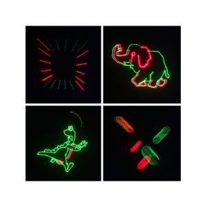 Лазерное шоу Komoloff, цвет зеленый, красный, NE070F