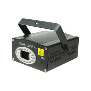 Лазерное шоу Komoloff, цвет зеленый, красный, NE070F