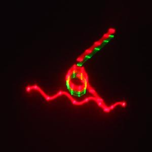 Лазерное шоу программа, цвет зеленый, красный, желтый, фиолетовый, мультимедия