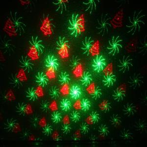 Лазерное шоу XX-12-06, цвет зеленый, красный, новогодний рисунок