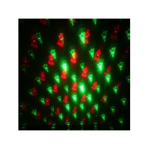 Лазерное шоу XX-12-06, цвет зеленый, красный, новогодний рисунок