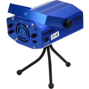 Лазерное шоу YX-06R, цвет зеленый, красный, звездное небо/разводы