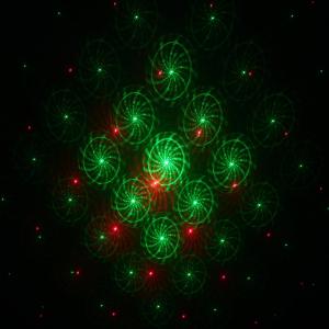 Лазерное шоу YX-06R, цвет зеленый, красный, звездное небо/разводы