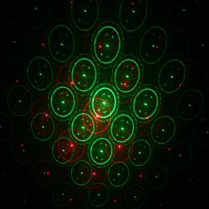 Лазерное шоу YX-06R, цвет зеленый, красный, звездное небо/разводы