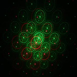 Лазерное шоу YX-06R, цвет зеленый, красный, звездное небо/разводы