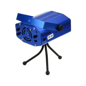 Лазерное шоу YX-06R, цвет зеленый, красный, звездное небо/разводы