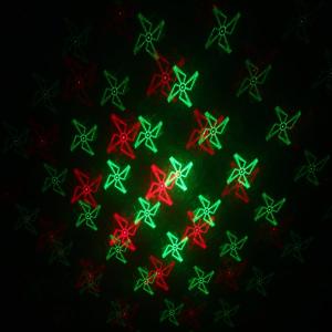 Лазерное шоу YX6K, цвет красный, зеленый, грибы, точки, птички, рыбы