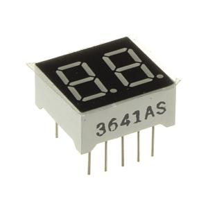 LED индикатор 0.36", красный OA, KEM-3621AR