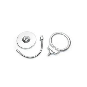 Лупа 107мм 2.25 22мм 5х гибкая Нога. подсветка 2свд.Подставка