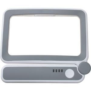 Лупа 108*63мм 4х в прямоугольной оправе, подсветка 10свд