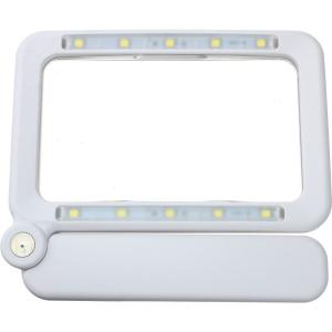 Лупа 108*63мм 4х в прямоугольной оправе, подсветка 10свд