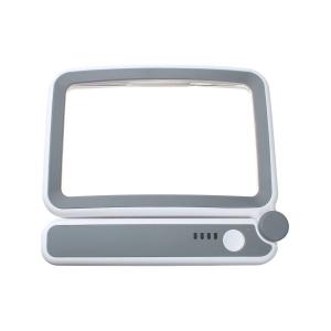 Лупа 120*75мм 3,5х в прямоугольной оправе, подсветка 12свд