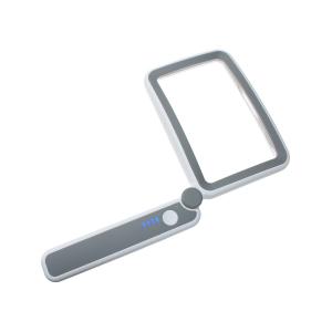 Лупа 120*75мм 3,5х в прямоугольной оправе, подсветка 12свд