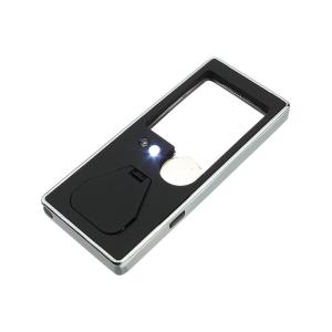 Лупа 30*40мм TH-7007 с подсветкой свд/1УФсвд, чехол, стилус 3AG7