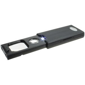 Лупа 60*32мм 2.5Х 9мм 45Х 1свд/1УФ раздвижная