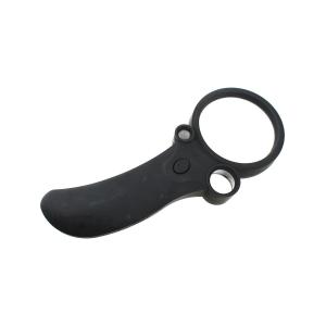 Лупа 65мм 3 Линзы с подсветкой СВД/УФ, испорчено покрытие корпуса и батарейный отсек