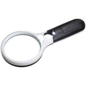 Лупа 70мм 3Х 17мм 4.5х подсветка 3СВД 3бат ААА