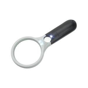 Лупа 75мм 3Х 22мм 45х подсветка 3СВД 3бат ААА